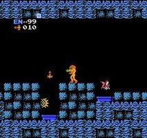 une photo d'Ã©cran de Metroid sur Nintendo Nes